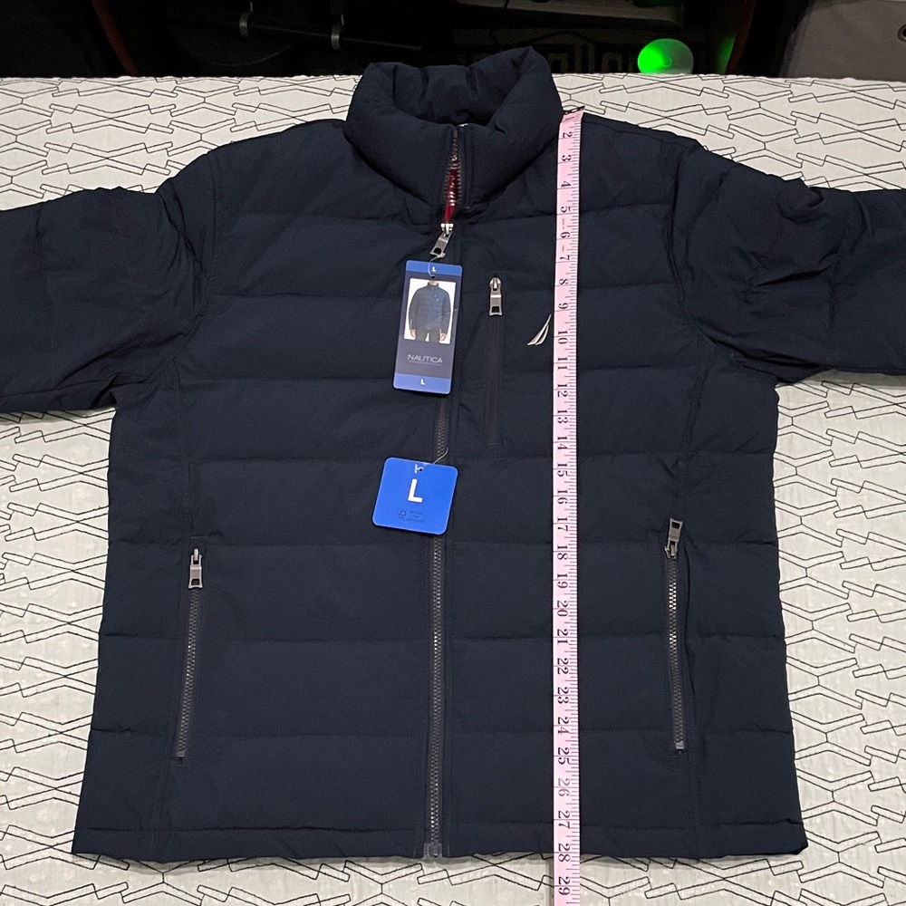 Nautica Men's Large Navy Quilted Puffer Jacket - Picture 9 of 12